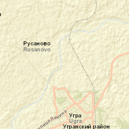 Ugra Street Map