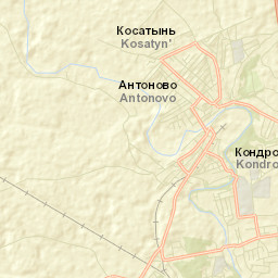 Kondrovo Street Map