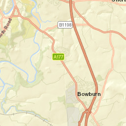 Bowburn Street Map