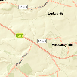 Sherburn Hill Street Map
