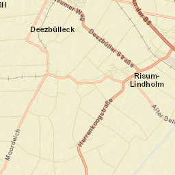 Risum-Lindholm Street Map