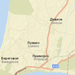 Primorsk Street Map