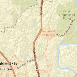 Fabijoniškės Street Map