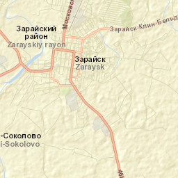 Zaraysk Street Map