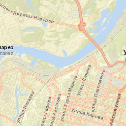 Ufa Street Map