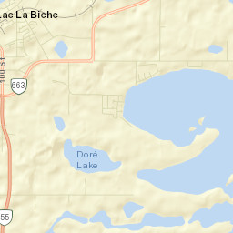 Lac La Biche Street Map