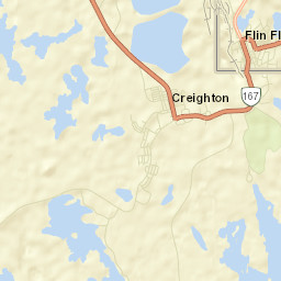 Flin Flon Street Map