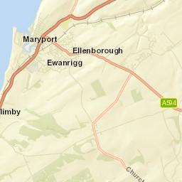 Main Road, Maryport, Cumbria CA15 8NQ Street Map