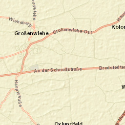 Großenwiehe Street Map