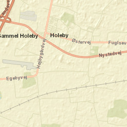 Holeby Street Map