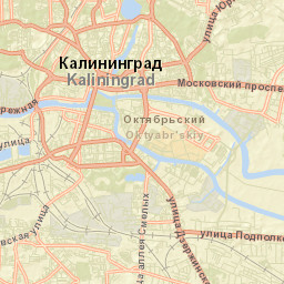 Kaliningrad Street Map