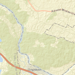 Grigiškės Street Map