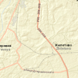 Zhiletovo Street Map