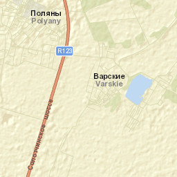 Polyany Street Map