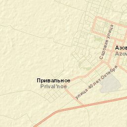 Azovo Street Map