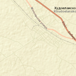 Khudoyelanskoye Street Map
