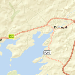 Donegal Street Map
