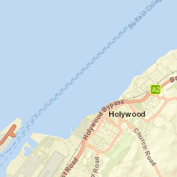 Holywood Street Map