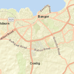 Bangor Street Map