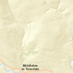 B6282, Middleton-in-Teesdale, Barnard Castle Street Map