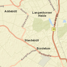 Bordelum Street Map