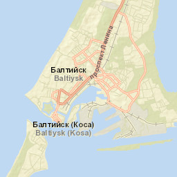 Baltiysk Street Map