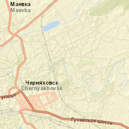 Chernyakhovsk Street Map