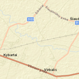 Virbalis Street Map