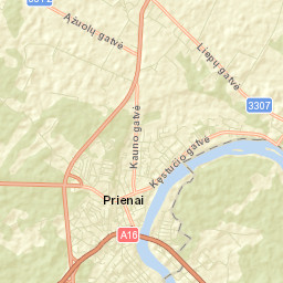 Prienai Street Map