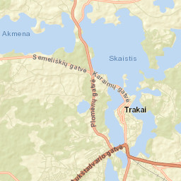Trakai Street Map