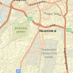 Vilkpėdė Street Map