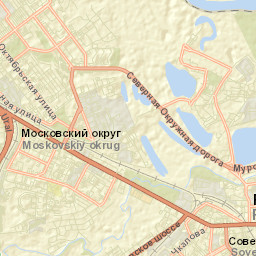 Ryazan’ Street Map