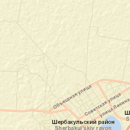 Sherbakul’ Street Map