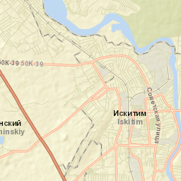 Iskitimskiy Rayon Street Map