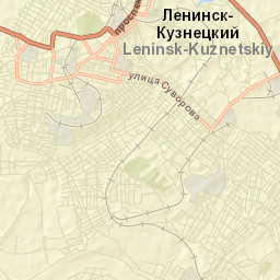 Leninsk-Kuznetsky Street Map