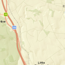 Lowther, at village noticeboard (Unmarked) Street Map