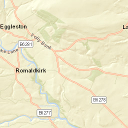 Collingwood Bank, Barnard Castle, County Durham Street Map