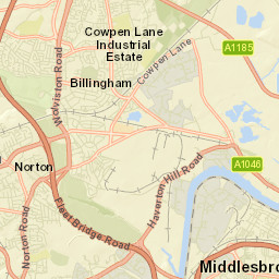 11 Church Road, Stockton-on-Tees, Billingham Street Map