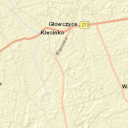Główczyce Street Map