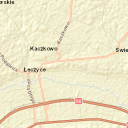 Łęczyce Street Map