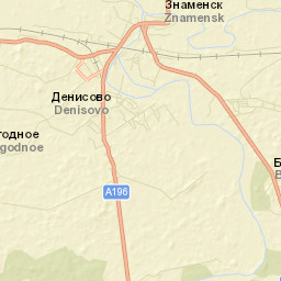 Znamensk Street Map