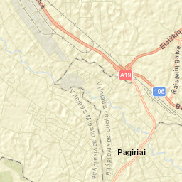 Baltoji Vokė Street Map