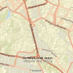Ryazanskiy Rayon Street Map