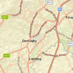 Lisburn Street Map