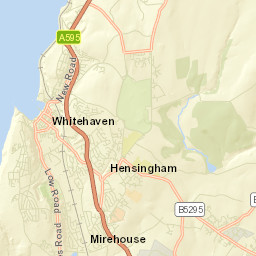 Whitehaven Street Map