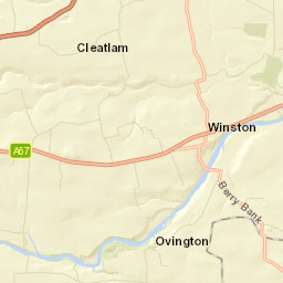 2 Hallgarth, Whorlton, Barnard Castle Street Map