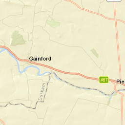 4 Low Green, Gainford, Darlington, County Street Map