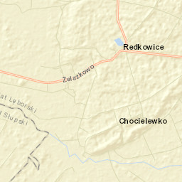 Powiat lęborski Street Map