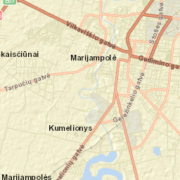 Marijampolė Street Map