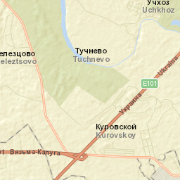 Kurovskoye Street Map